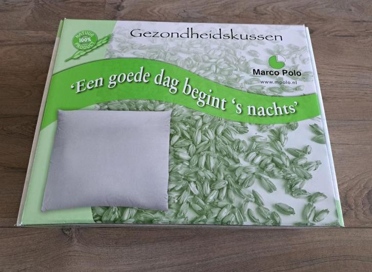 Hoofdkussen boekweit nieuw in doos, Huis en Inrichting, Slaapkamer | Beddengoed, Nieuw, Kussen, Eenpersoons, Wit, Ophalen