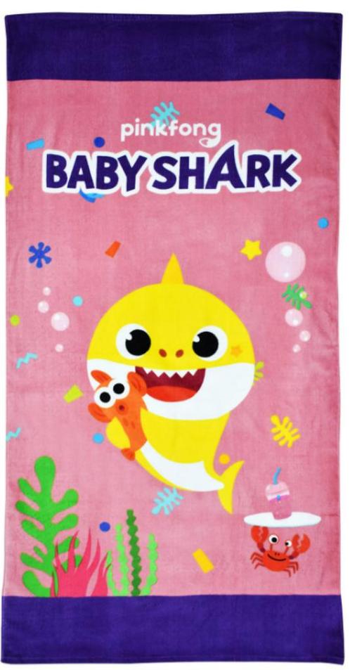 Baby Shark Badlaken - Pinkfong - VAN 14,95 VOOR 9,95!, Kinderen en Baby's, Kinderkleding | Kinder-zwemkleding, Nieuw, Zwem-accessoire