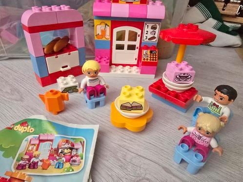 Duploset theehuis compleet met boekje 10587, Kinderen en Baby's, Speelgoed | Duplo en Lego, Zo goed als nieuw, Duplo, Complete set