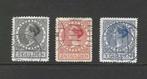 Nederland 163-165 Wilhemina  jaar 1926-1927 serie gestempeld, Verzenden, T/m 1940, Gestempeld