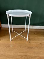 IKEA Gladom Bijzettafel - Wit, Ophalen, Minder dan 45 cm, Minder dan 55 cm, Metaal of Aluminium