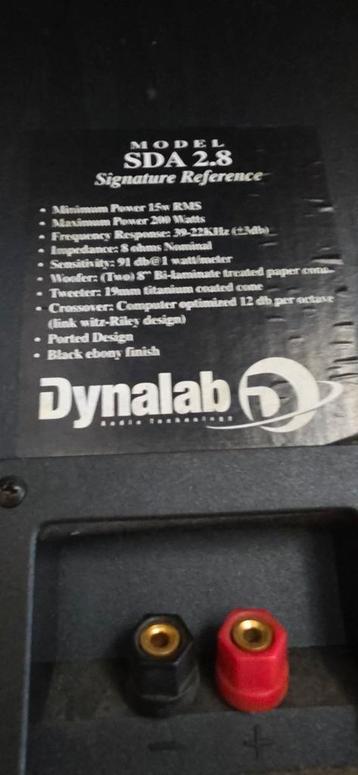 Dynalab SDA 28 Signature Reference Speakers beschikbaar voor biedingen