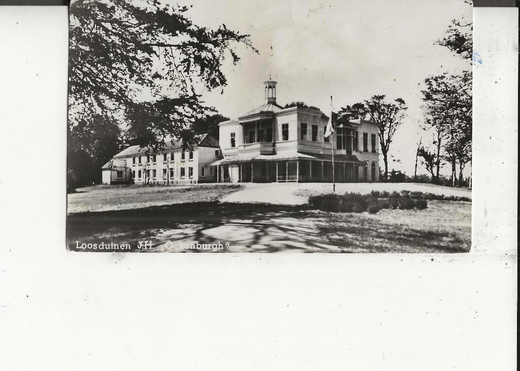 Loosduinen Jeugdherberg Ockenburgh 20-7-1951 NJHC, Ophalen of Verzenden, 1940 tot 1960, Gelopen, Zuid-Holland
