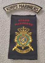 Korps Mariniers emblemen., Verzamelen, Ophalen of Verzenden, Marine, Nederland, Embleem of Badge