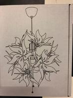 Ikea vilten bloemenlamp bordeauxrood, Huis en Inrichting, Lampen | Wandlampen, Verzenden, Nieuw, Stof, Romantisch