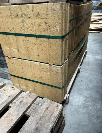 Palissade 8x35x50 cm geel  beschikbaar voor biedingen