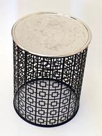 Polspotten tray table Miami, metaal, zwart, RVS, Ophalen, Minder dan 45 cm, Minder dan 55 cm, Gebruikt