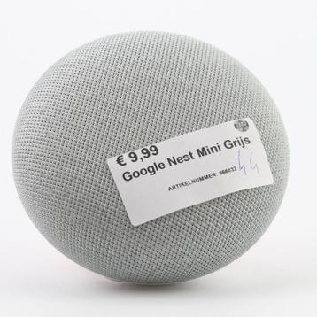 Google Nest Mini Grijs beschikbaar voor biedingen