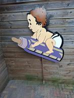 geboortebord babyfles, Kinderen en Baby's, Kraamcadeaus en Geboorteborden, Ophalen, Gebruikt, Geboortebord