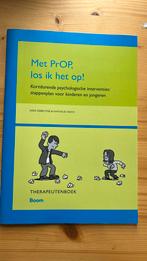 Sara Debruyne - Met PrOP los ik het op! Therapeutenboek, Sara Debruyne; Nathalie Haeck, Verzenden, Ontwikkelingspsychologie, Zo goed als nieuw