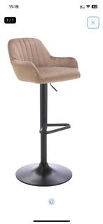 Vente Unique barkrukken - nieuw - 2 stuks, 60 tot 90 cm, Ophalen of Verzenden, Zo goed als nieuw, Metaal