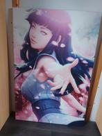 Anime wanddecoratie Hinata Naruto, 75 tot 100 cm, Schilderij, Zo goed als nieuw, Ophalen