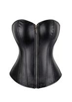 Mooie corset met eindeloze rits, tm 6XL, Kleding | Dames, Ondergoed en Lingerie, Body of Korset, Zwart, Verzenden