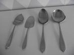 4 puntfilet opscheplepel kaasschaaf Inoxa Classique inox p s, Antiek en Kunst, Antiek | Bestek, Ophalen of Verzenden