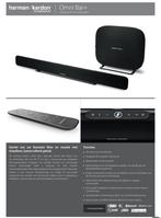 Harman Kardon Omni Bar+ Soundbar met Subwoofer, Ophalen, Met externe subwoofer, Zo goed als nieuw