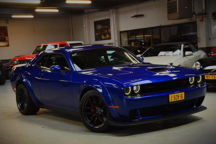 Dodge CHALLENGER R/T SCAT PACK V8 6.4 SRT Navi|EU|Leder|ACC|, Auto's, Dodge, Bedrijf, Te koop, Challenger, ABS, Achteruitrijcamera