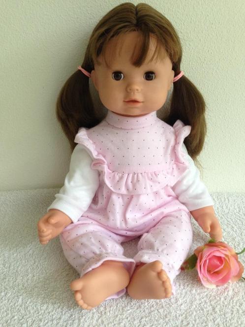 🌸Mooie Vintage Duitse GÖTZ pop uit de jaren 80/90., Kinderen en Baby's, Speelgoed | Poppen, Zo goed als nieuw, Babypop, Ophalen of Verzenden