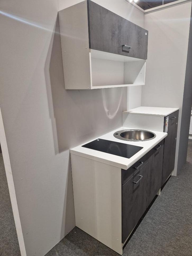 Keukenblok Tini Wit grijs, Huis en Inrichting, Keuken | Keukenelementen, Nieuw, Minder dan 100 cm, 150 tot 200 cm, 50 tot 75 cm