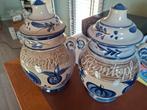 2 mooie rumtopffen blauw/ beige.In goede staat, Huis en Inrichting, Keuken | Potten en Pannen, Ophalen, Gebruikt, Overige materialen