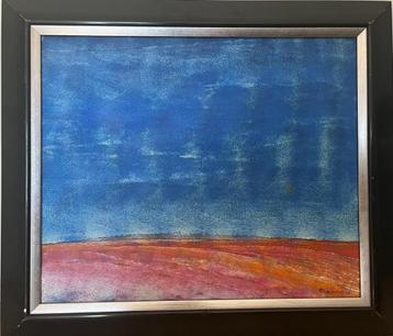 Maya Wildevuur, Abstract, schilderijj uit 1991, 60 x 70 beschikbaar voor biedingen