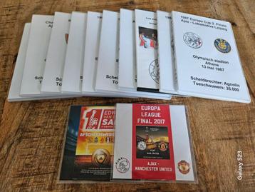 Complete set DVD'S van Finale wedstrijden van AJAX beschikbaar voor biedingen