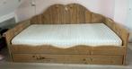 Bedbank steigerhout met bedlade, Gebruikt, Matras, 100 cm of meer, Ophalen