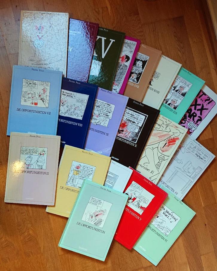 Opportunisten - alle 20 delen hardcover, Boeken, Stripboeken, Gelezen, Complete serie of reeks, Ophalen of Verzenden