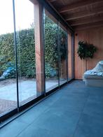 Veranda schuif glaswanden compleet incl montage, Ophalen of Verzenden, Nieuw, Veiligheidsglas, 160 cm of meer