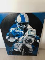 Olieverf schilderij BMW Motor, Ophalen