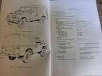 Technische Handleiding Landrover 109 ex Leger, Ophalen of Verzenden