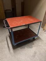 Transportkar met twee plateaus, 100 liter of meer, Ophalen, Gebruikt, Transportkar