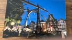 Foto achter plexiglas damiatenbrug dordrecht, Ophalen of Verzenden