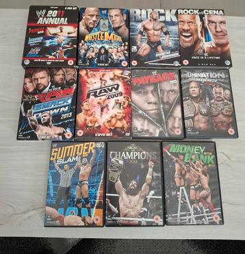 Volledig set ww wrestling mania dvd boxen  beschikbaar voor biedingen