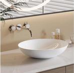 Saniclear Raja waskom 40cm wastafel rond wit, Minder dan 50 cm, Sanitairkamer, Nieuw, Ophalen of Verzenden