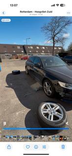 Audi A6 – 4 originele 18 inch velgen met winterbanden, Ophalen of Verzenden, Audi
