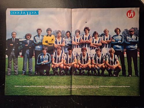 Oude voetbalposter SC Heerenveen, Verzamelen, Sportartikelen en Voetbal, Gebruikt, Poster, Plaatje of Sticker, Overige binnenlandse clubs