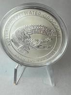 SALTWATER CROCODILE 1 OZ 2014 - PERTH MINT, Postzegels en Munten, Edelmetalen en Baren, Verzenden, Zilver