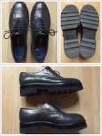 Schoenen Paolo Rossi maat 38 (zgan) zwart glitter, Schoenen met lage hakken, Zwart, Ophalen of Verzenden, Zo goed als nieuw
