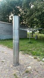 5 meter Dubbelwandige rvs kachelpijp 200 inwendig, Huis en Inrichting, Kachels, Ophalen, Zo goed als nieuw, Hout, Houtkachel