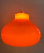 Oranje retro space age lamp, Huis en Inrichting, Lampen | Hanglampen, Ophalen of Verzenden, Minder dan 50 cm