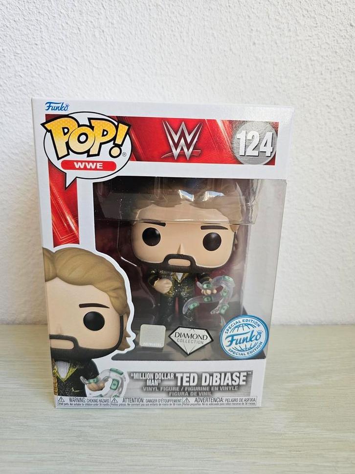 "Million Dollar Man" Ted DiBiase WWE Diamond Exclusive - 124, Verzamelen, Poppetjes en Figuurtjes, Nieuw, Ophalen of Verzenden