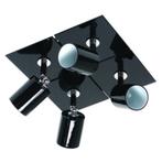 plafond spot zwart glas, Ophalen, Halogeen, Modern, Plafondspot of Wandspot