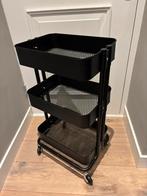 IKEA RASKOG black trolley, Ophalen, Zo goed als nieuw