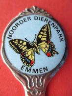 (A1213) Emmen Noorder Dierenpark vlinder, Verzamelen, Porselein, Kristal en Bestek, Ophalen of Verzenden, Gebruikt, Bestek, Verzilverd