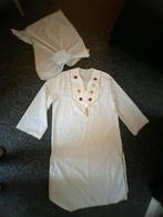 Heren Wit gewaad met muts - maat 52, Ophalen of Verzenden, Zo goed als nieuw, Maat 52/54 (L)