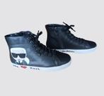 Karl Lagerfeld – hoge sneakers – Skool Karl Ikonic Hi Lace –, Niet ingevuld, Karl Lagerfeld, Zwart, Niet ingevuld