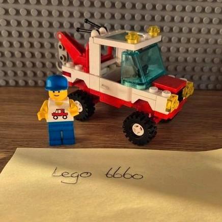 Lego 6660 - Red Hook Truck, Kinderen en Baby's, Speelgoed | Duplo en Lego, Zo goed als nieuw, Lego, Complete set, Ophalen of Verzenden