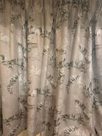 Gordijn met bladmotief, Huis en Inrichting, 100 tot 150 cm, Beige, Ophalen of Verzenden, Zo goed als nieuw