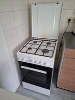 Gasfornuis 4 pits met elektrische oven, Ophalen, Gebruikt, 4 kookzones, Gas