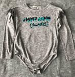 Grijze body shirt mango mt 116, Kinderen en Baby's, Kinderkleding | Maat 116, Meisje, Ophalen of Verzenden, Zo goed als nieuw